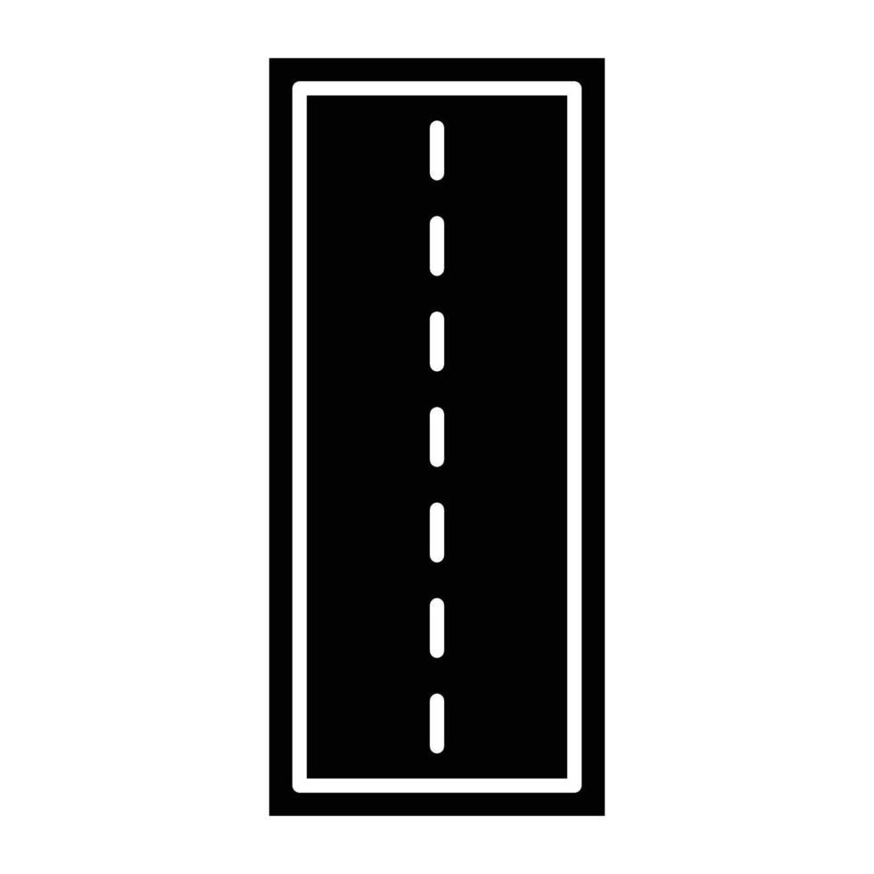 Street Glyph Icon Design vector