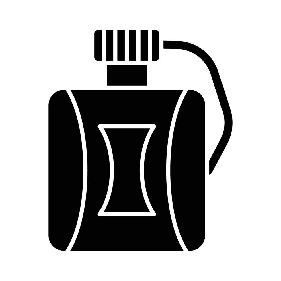 Canteen Glyph Icon Design vector