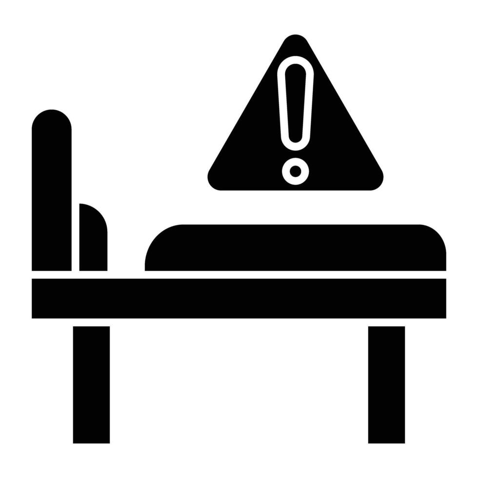 Missing Line Icon vector