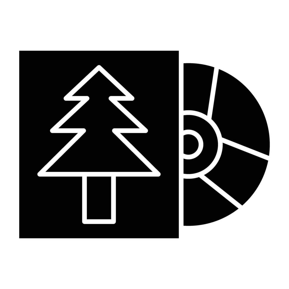 Christmas Carols Glyph Icon Design vector