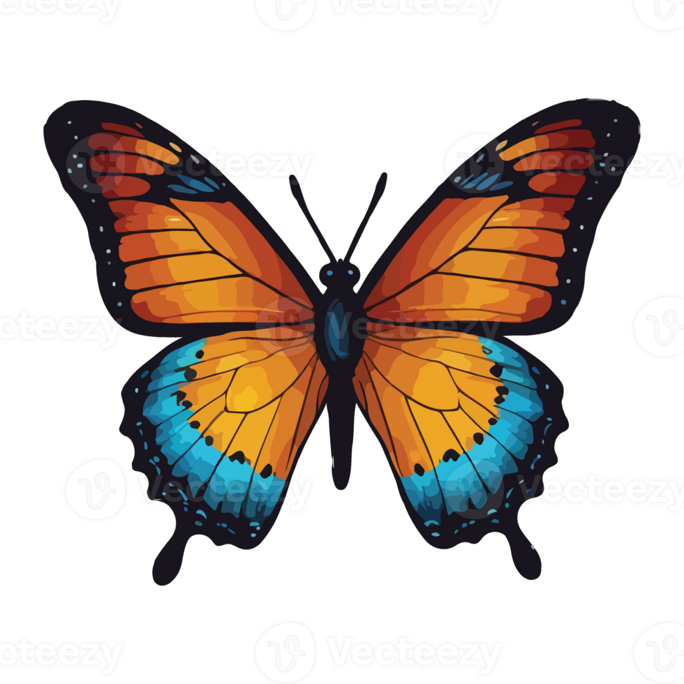 Butterfly animated illustration design images png