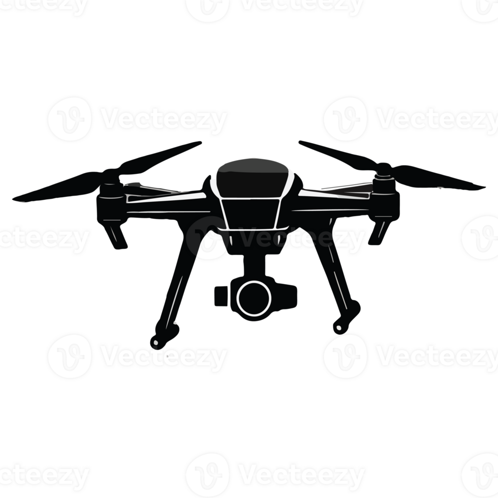 design illustration of a photography drone png