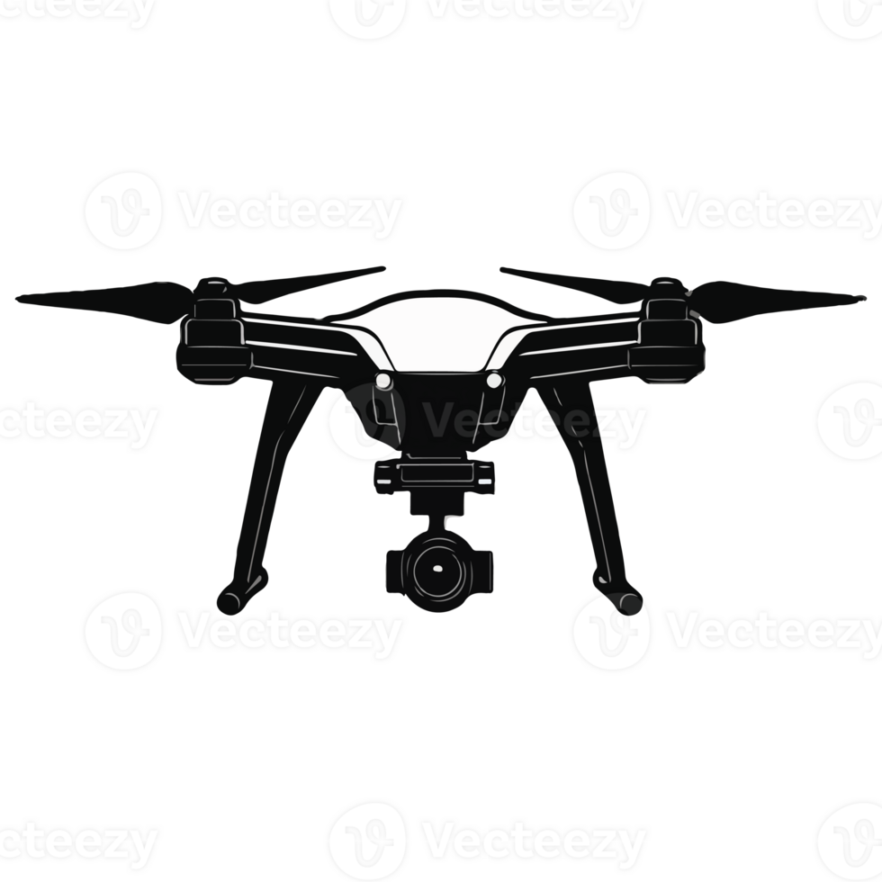 design illustration of a photography drone png