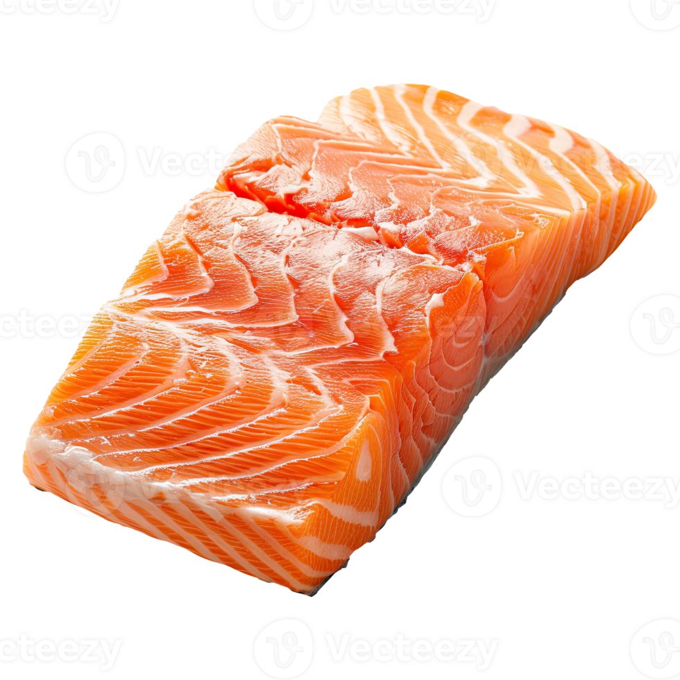 Set of raw salmon. Salmon on transparent background. png