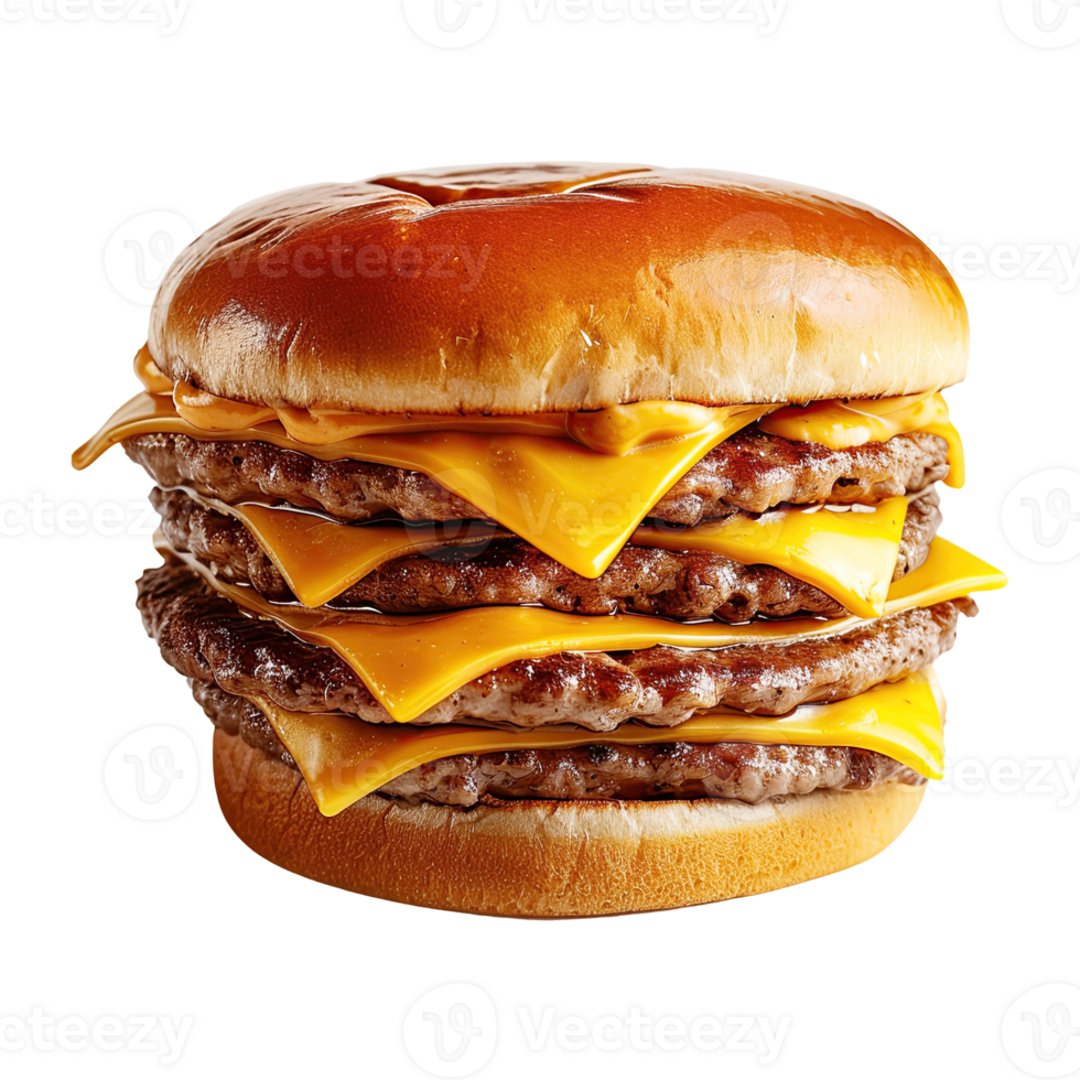 Hamburger on transparent background. 46380872 PNG