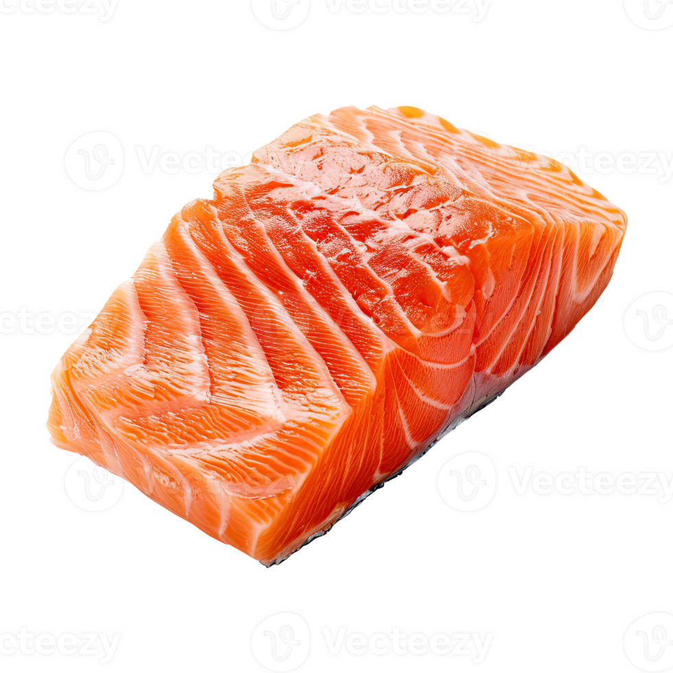 Set of raw salmon. Salmon on transparent background. png