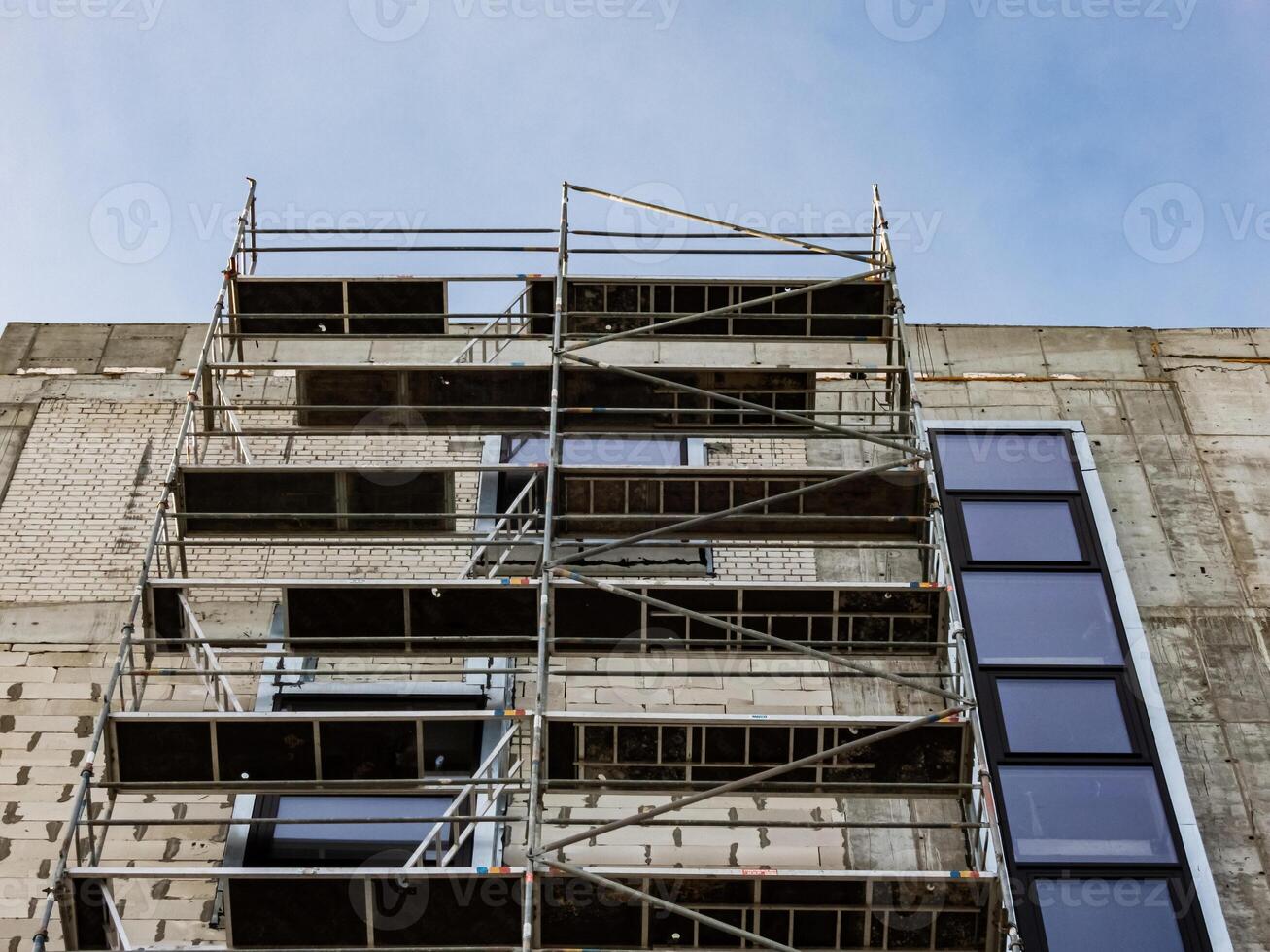Professionele gevelsteiger voor gebouwrestauratie