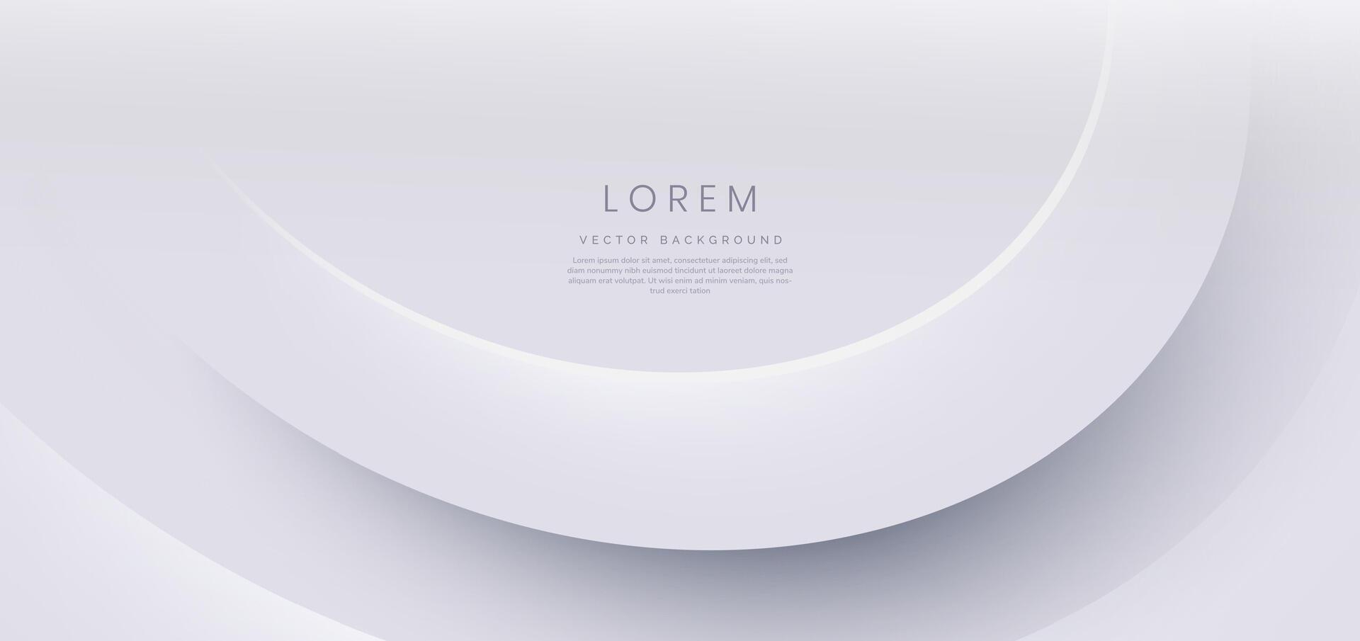 Luxury grey and white curved lines background and lighting effect sparkle. You can use for ad, poster, template, business presentation. vector