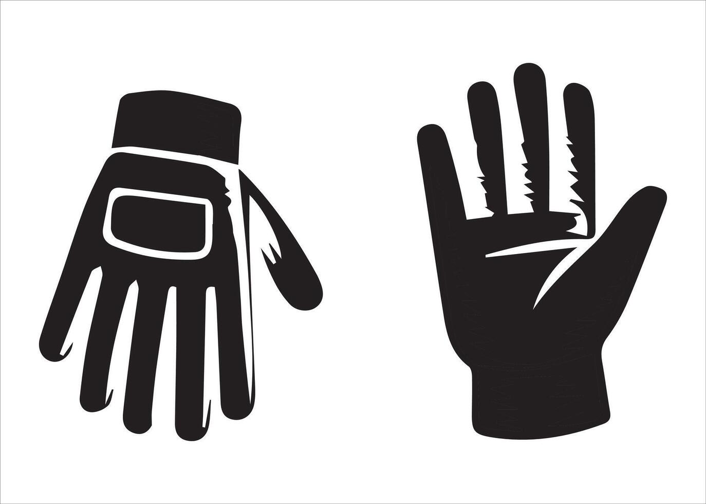 hands up down silhouette icon illustration vector