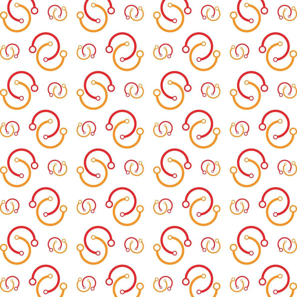 Circuit gifted trendy multicolor repeating illustration design vector