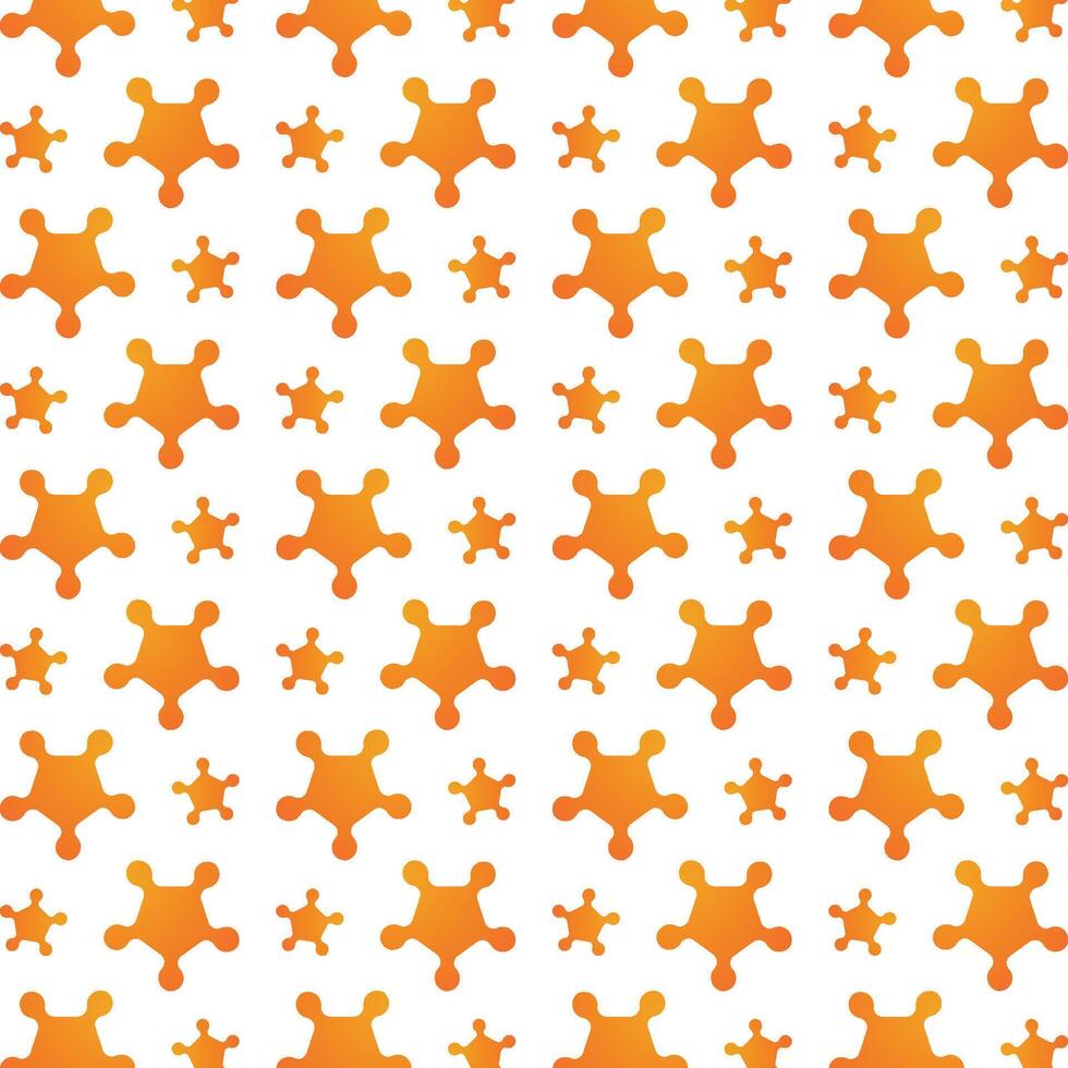 Star talented trendy multicolor repeating illustration design vector