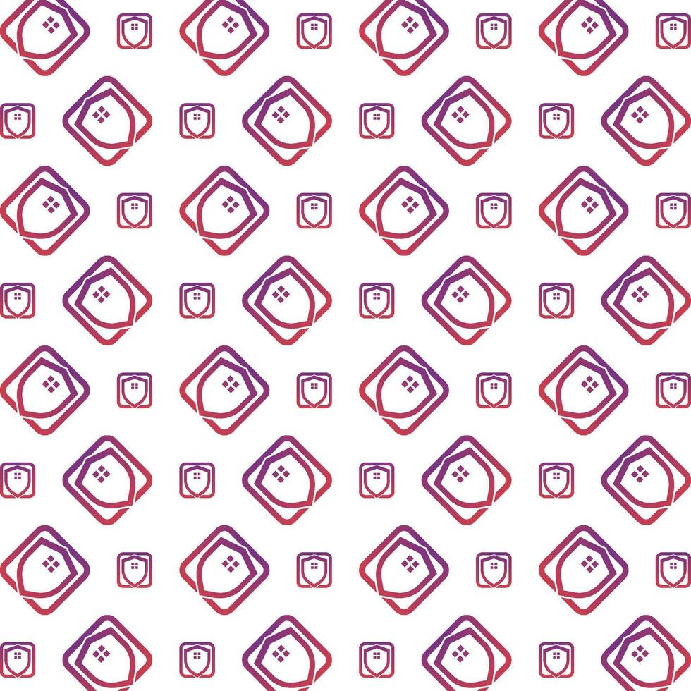 Home adaptable trendy multicolor repeating illustration background design vector