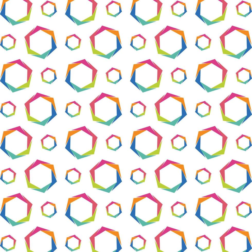 Star skilled trendy multicolor repeating illustration design vector