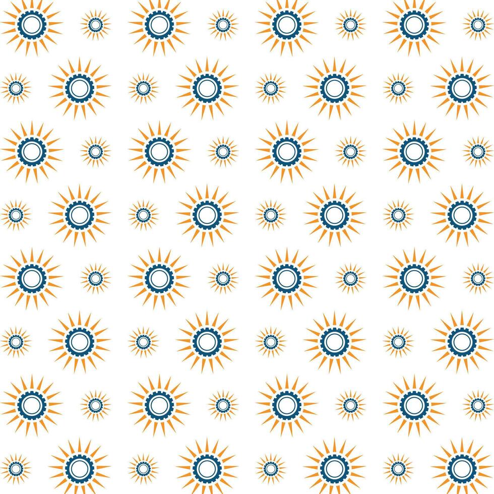 Gear Machine adaptable trendy multicolor repeating illustration background design vector