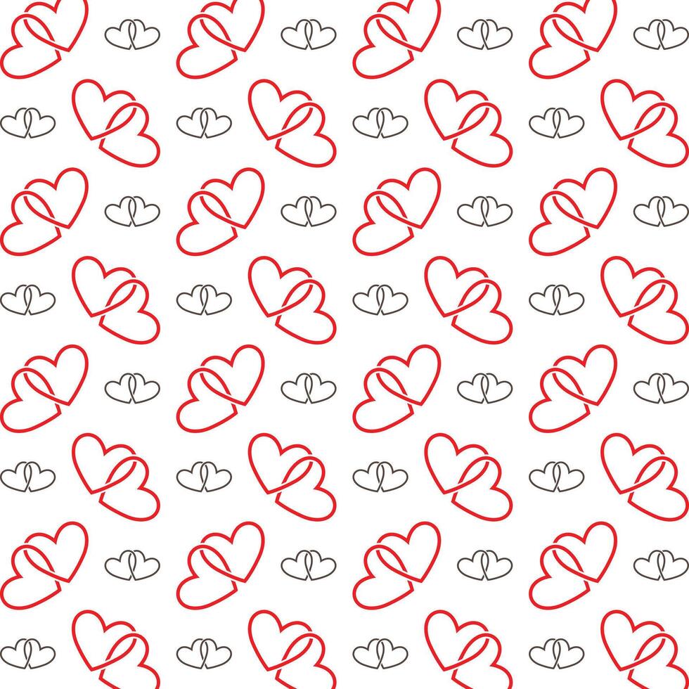 Love adoption sly trendy multicolor repeating pattern illustration background design vector