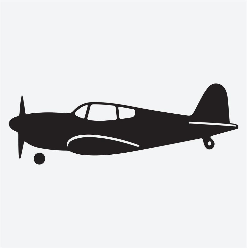 drawing of a plane silhouette with skywriting. vector