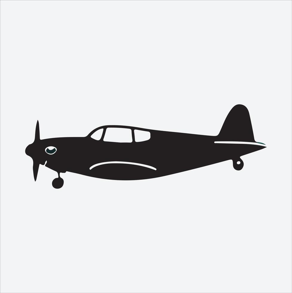 drawing of a plane silhouette with skywriting. vector