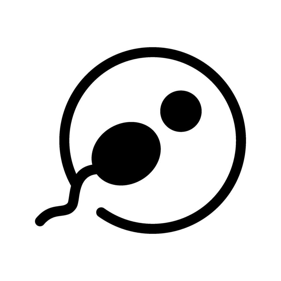 Sperm Icon Symbol Design Illustration vector