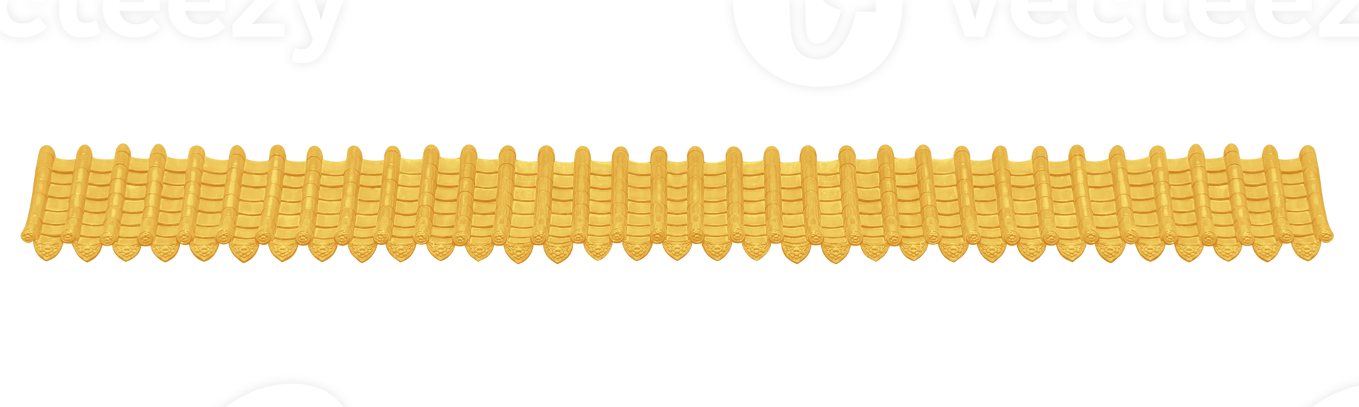 Golden chinese style roof png