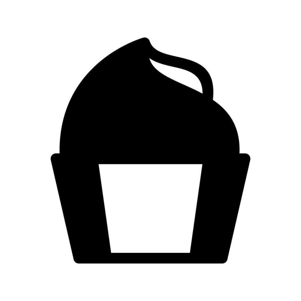 Cupcake Icon Symbol Design Illustration vector