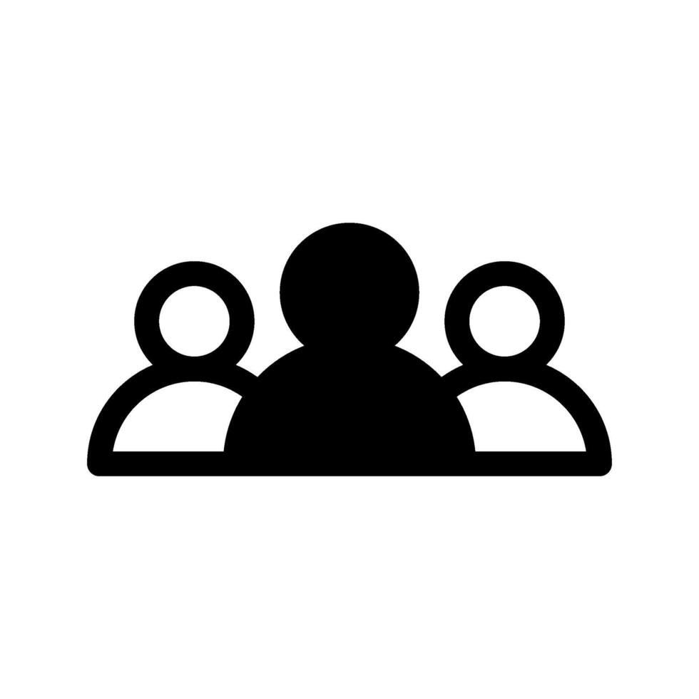 Group Icon Symbol Design Illustration vector
