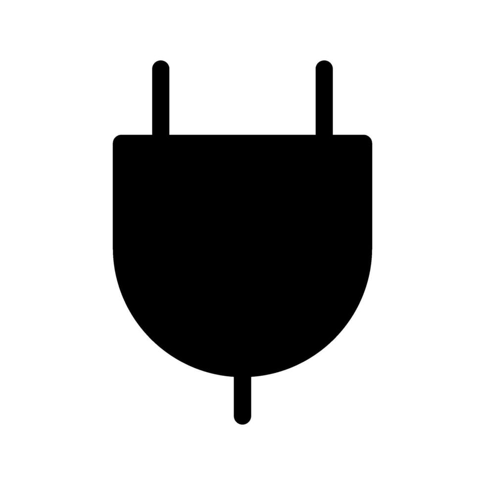 Plug Icon Symbol Design Illustration vector