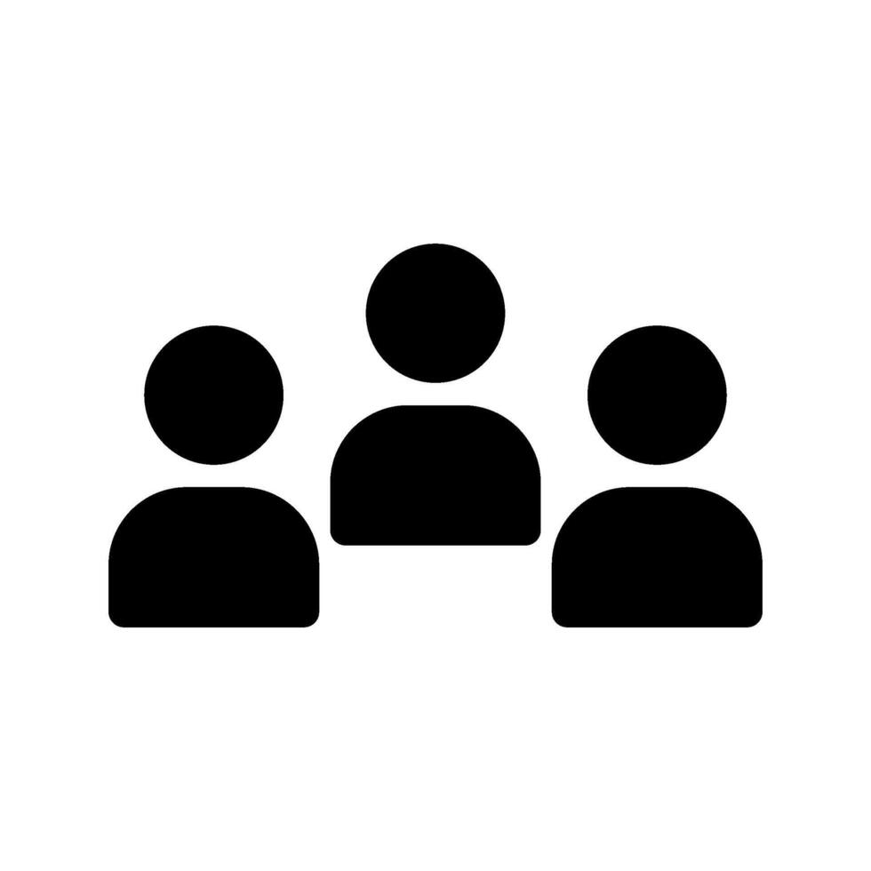 Group Icon Symbol Design Illustration vector