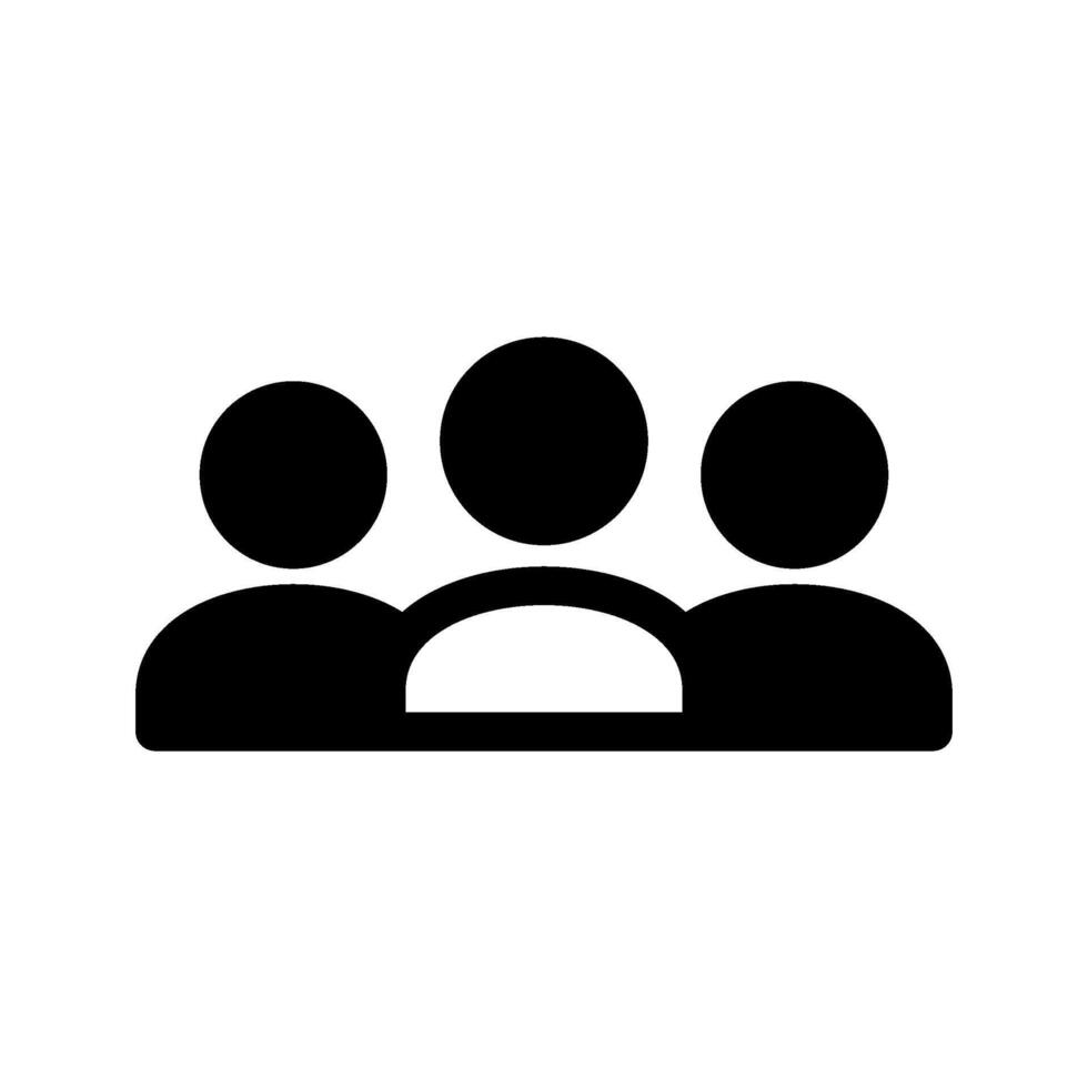 Group Icon Symbol Design Illustration vector