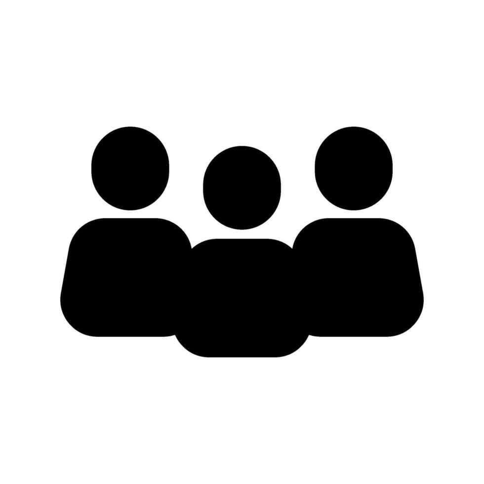Group Icon Symbol Design Illustration vector