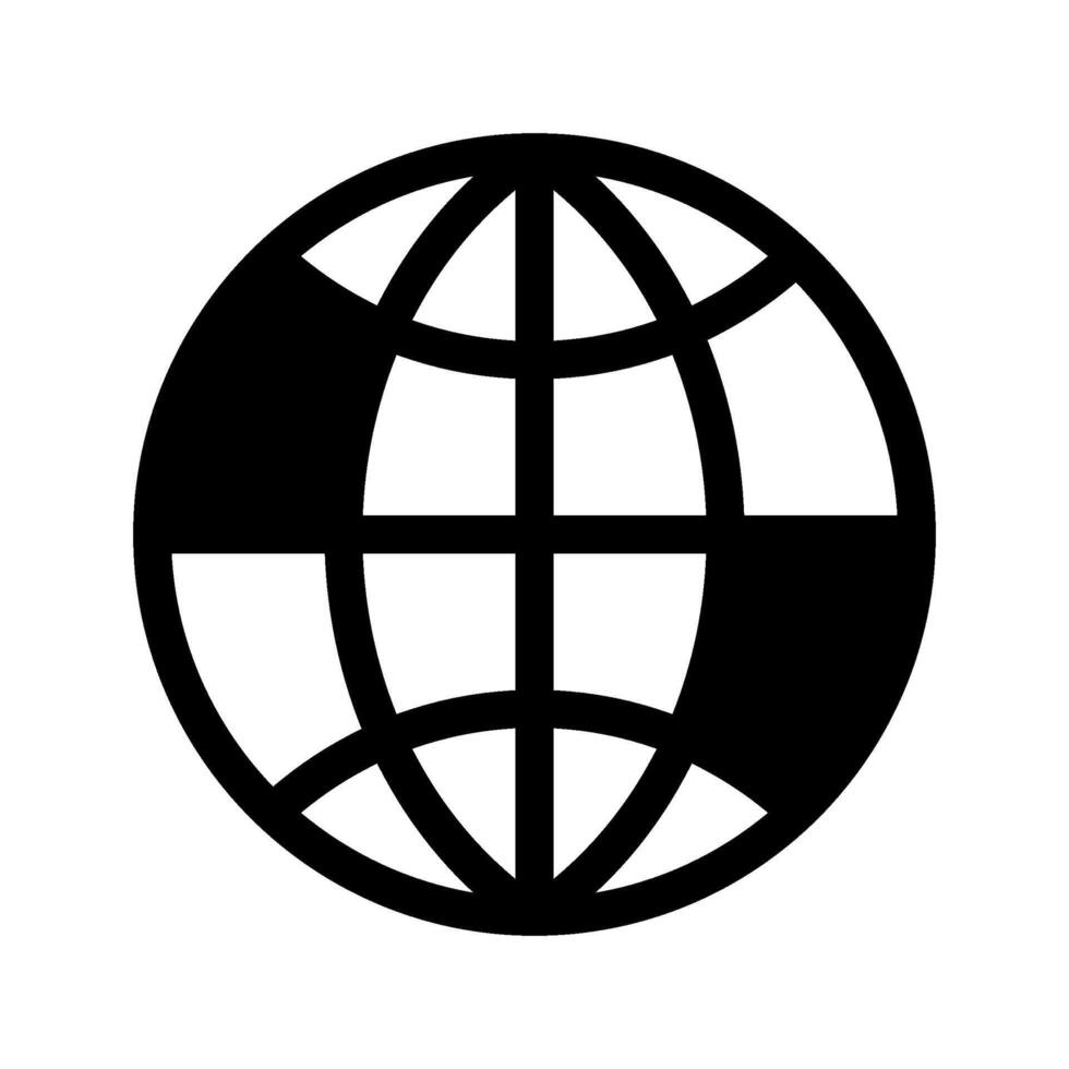 Earth Icon Symbol Design Illustration vector