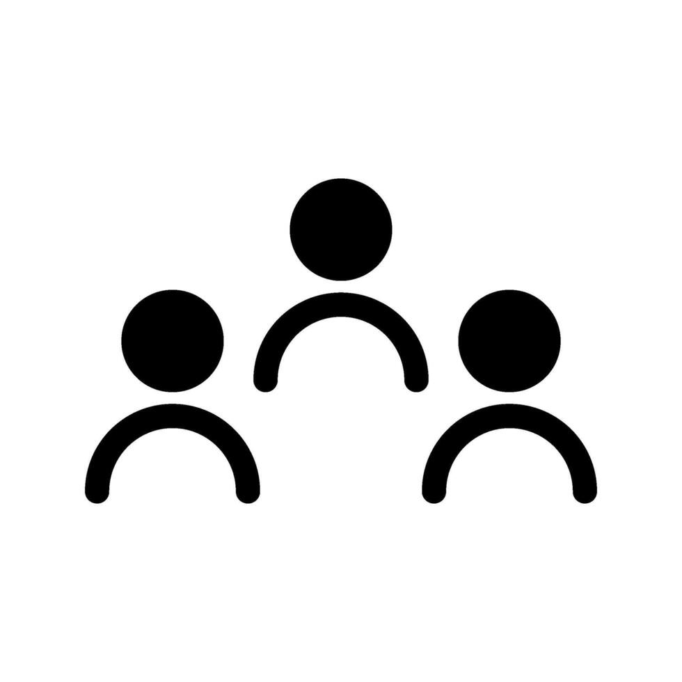 Community Icon Symbol Design Illustration vector