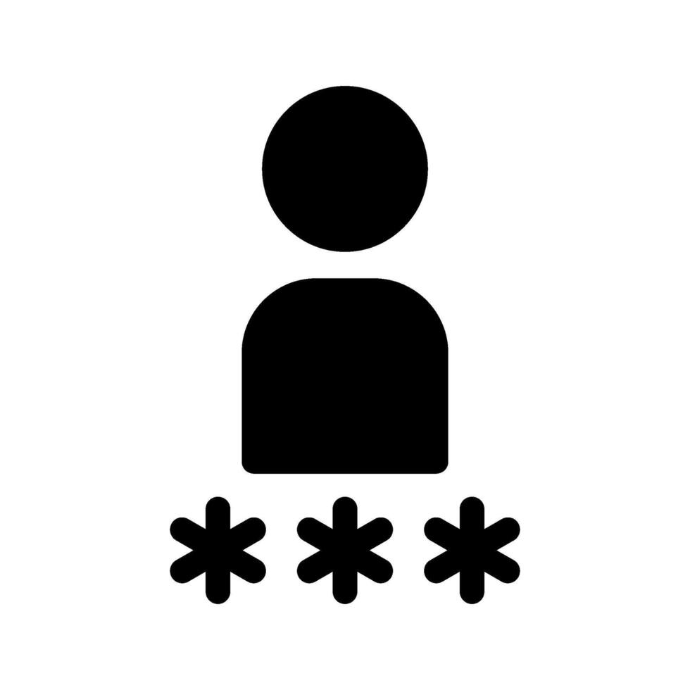 Password Icon Symbol Design Illustration vector