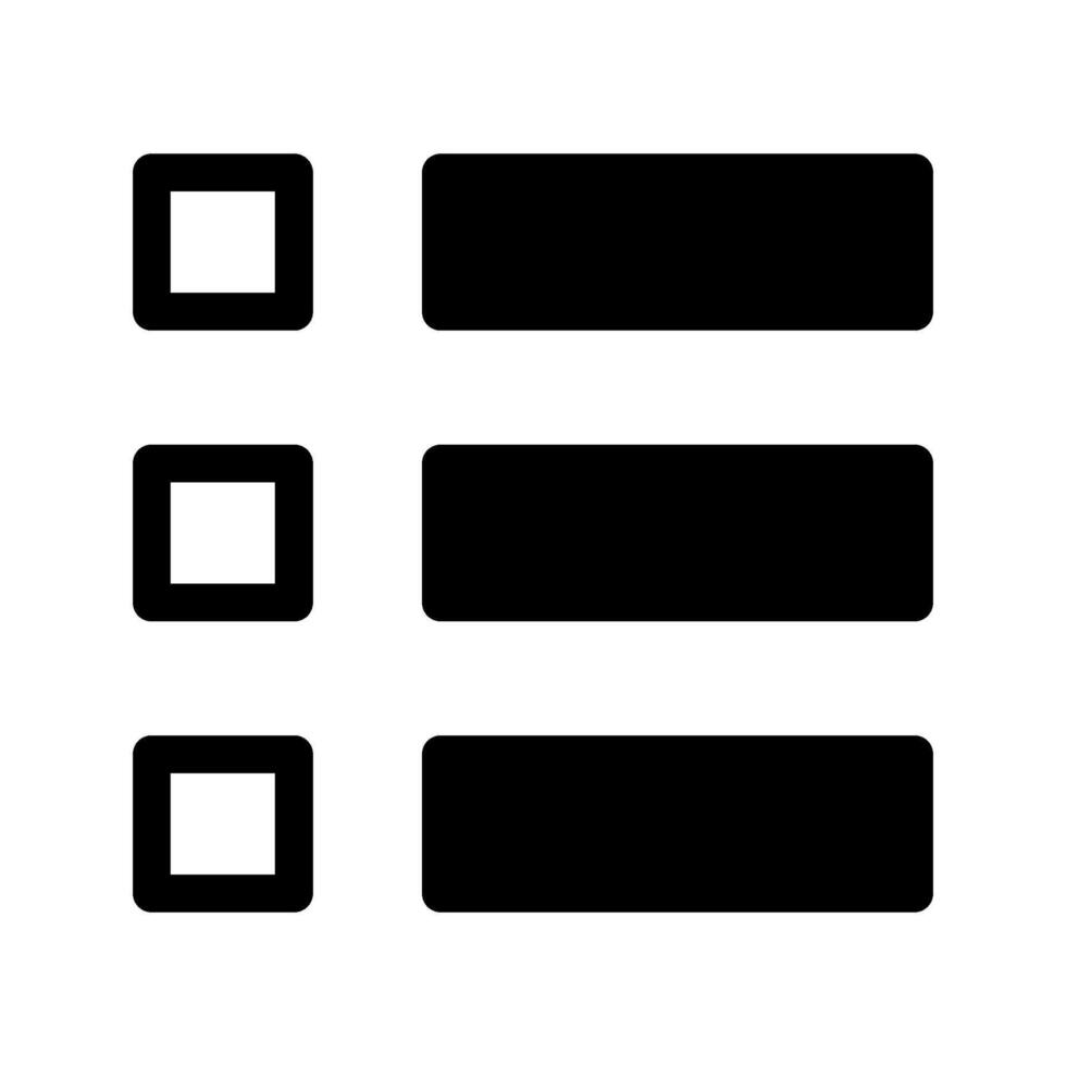 List Icon Symbol Design Illustration vector