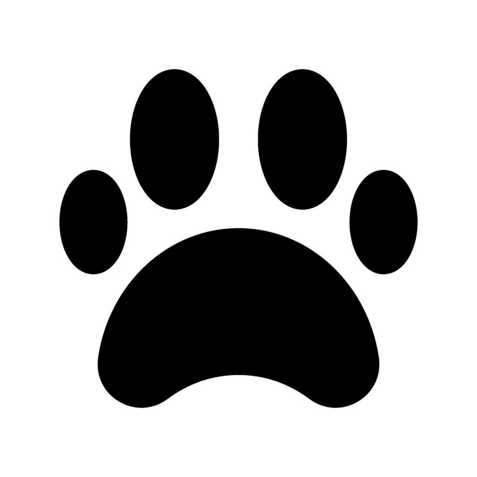 Paw Print Icon Symbol Design Illustration vector