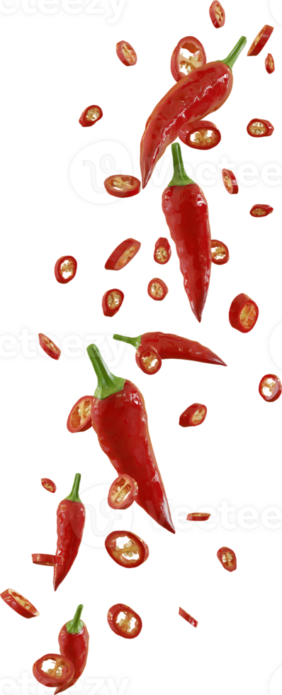 red chilli slices png