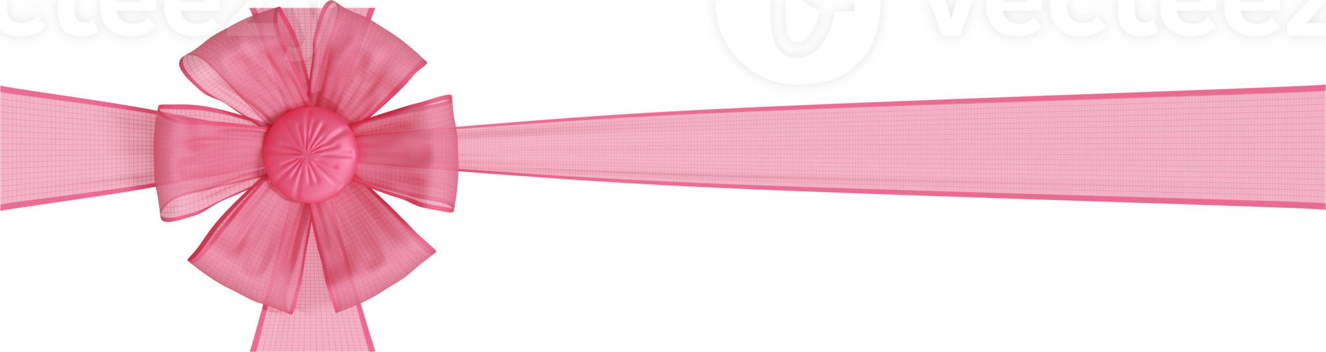 cute pink ribbon for gift png