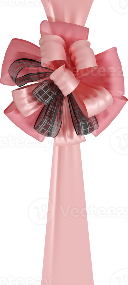 Realistic bow ribbon png