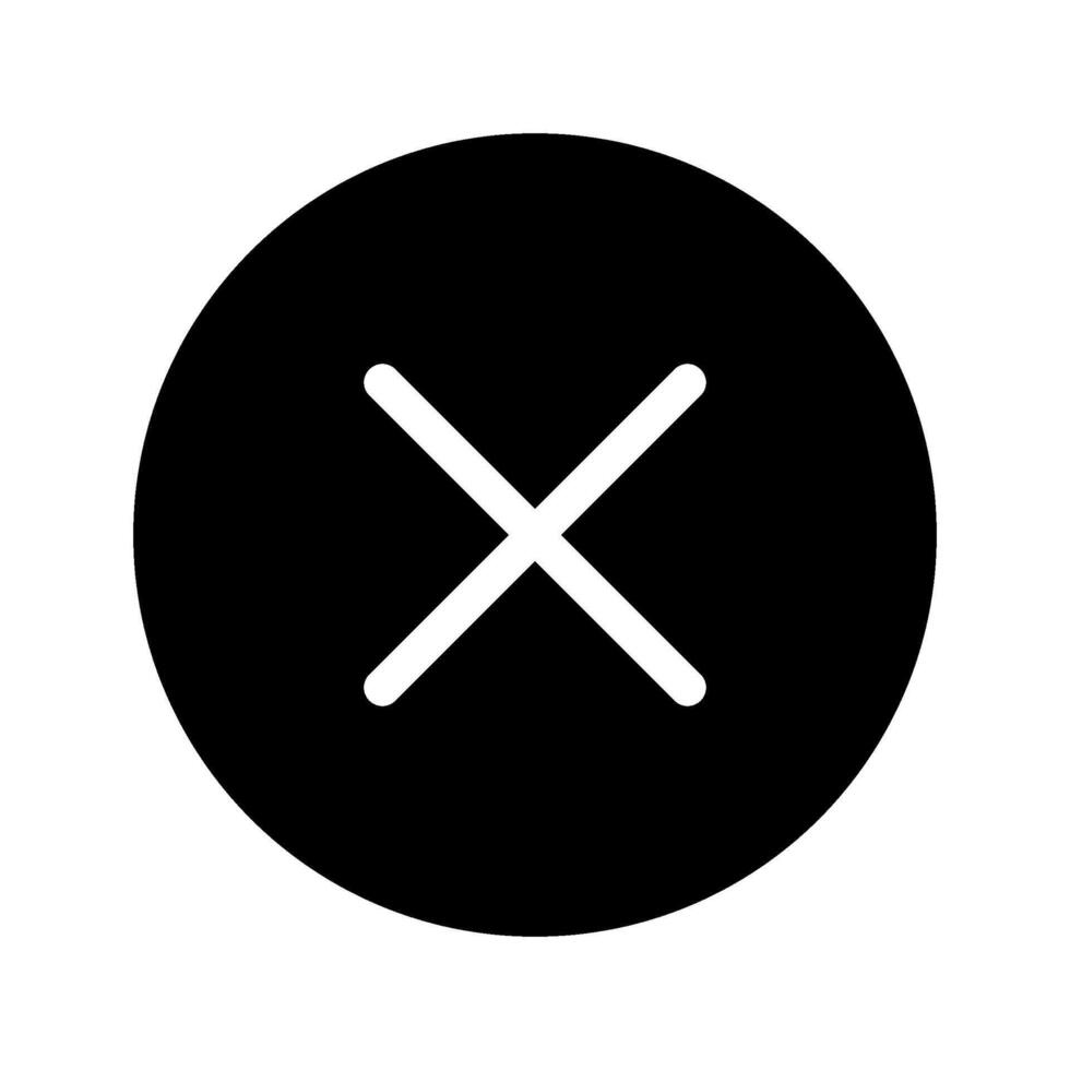 Cancel Icon Symbol Design Illustration vector