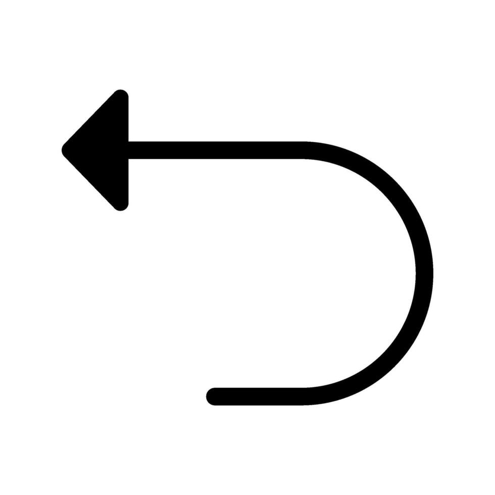 Undo Icon Symbol Design Illustration vector
