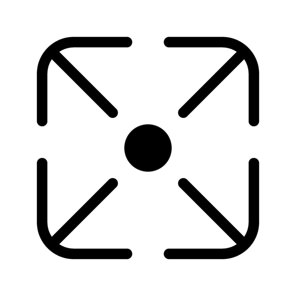 Zoom Icon Symbol Design Illustration vector