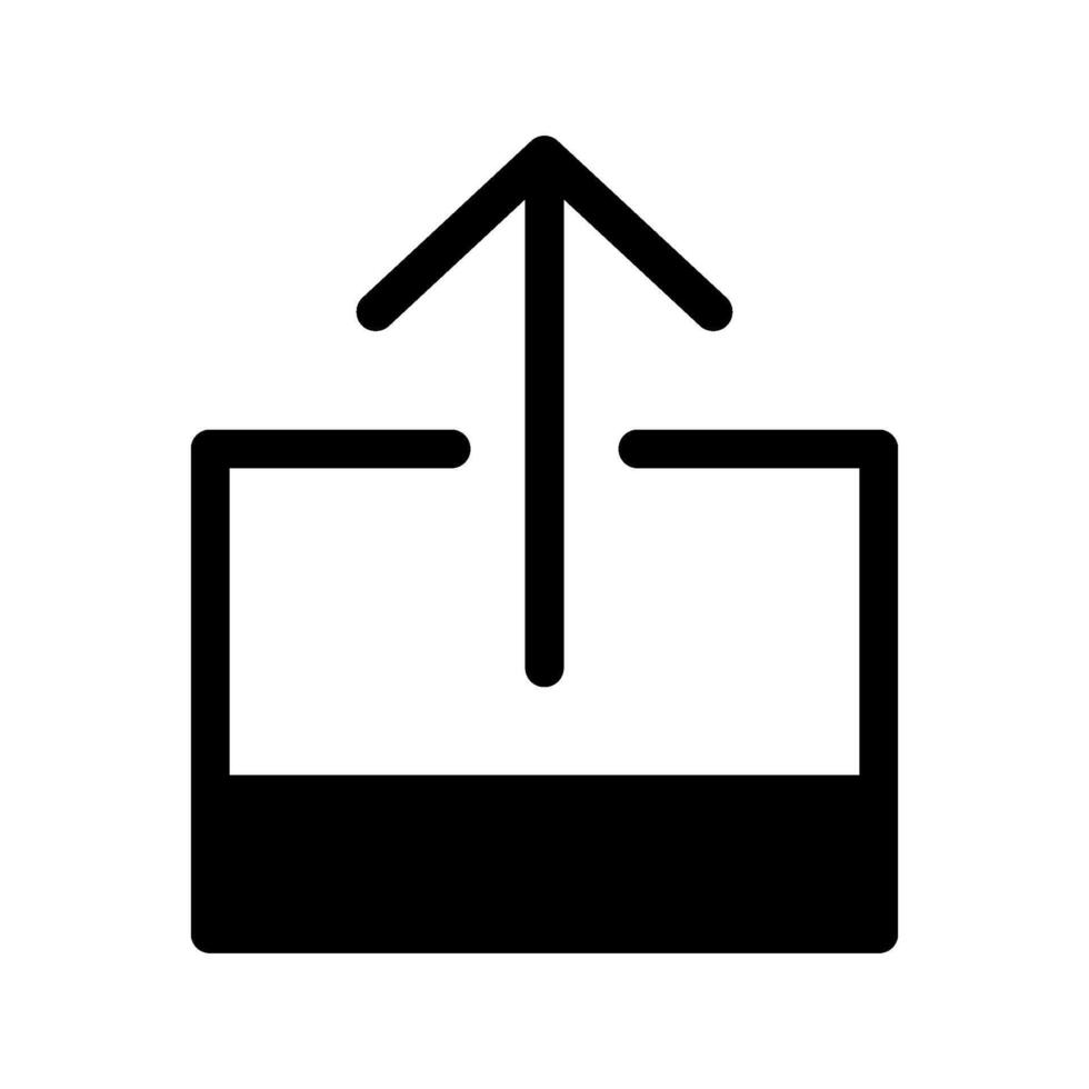 Upload Icon Symbol Design Illustration vector