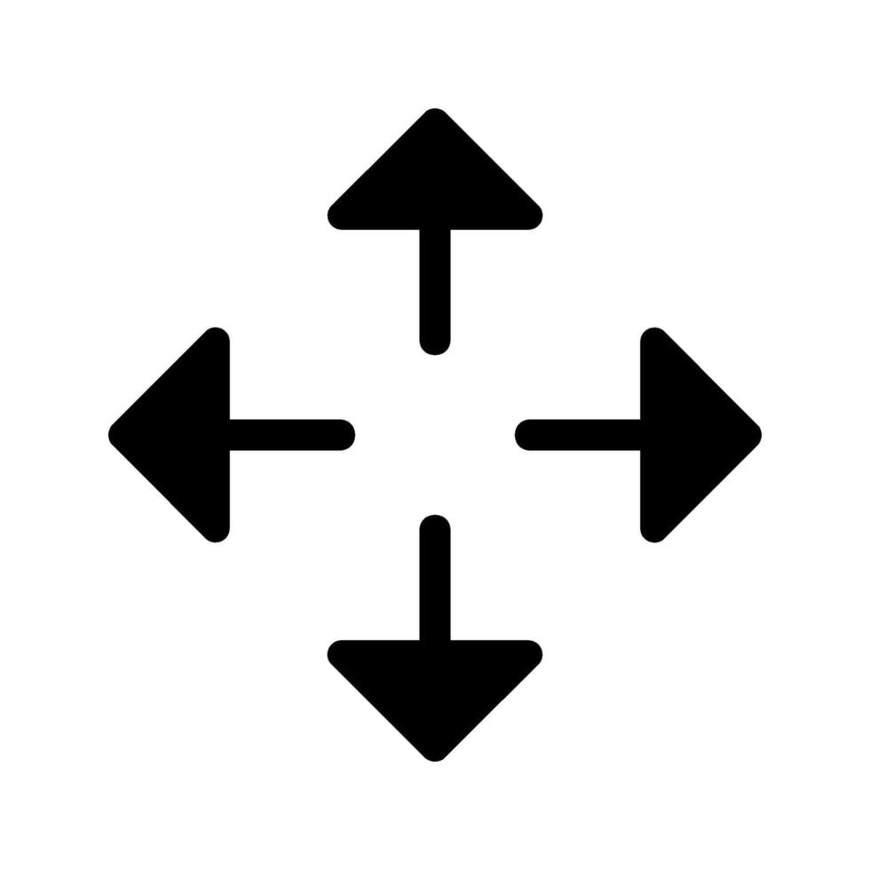Move Icon Symbol Design Illustration vector