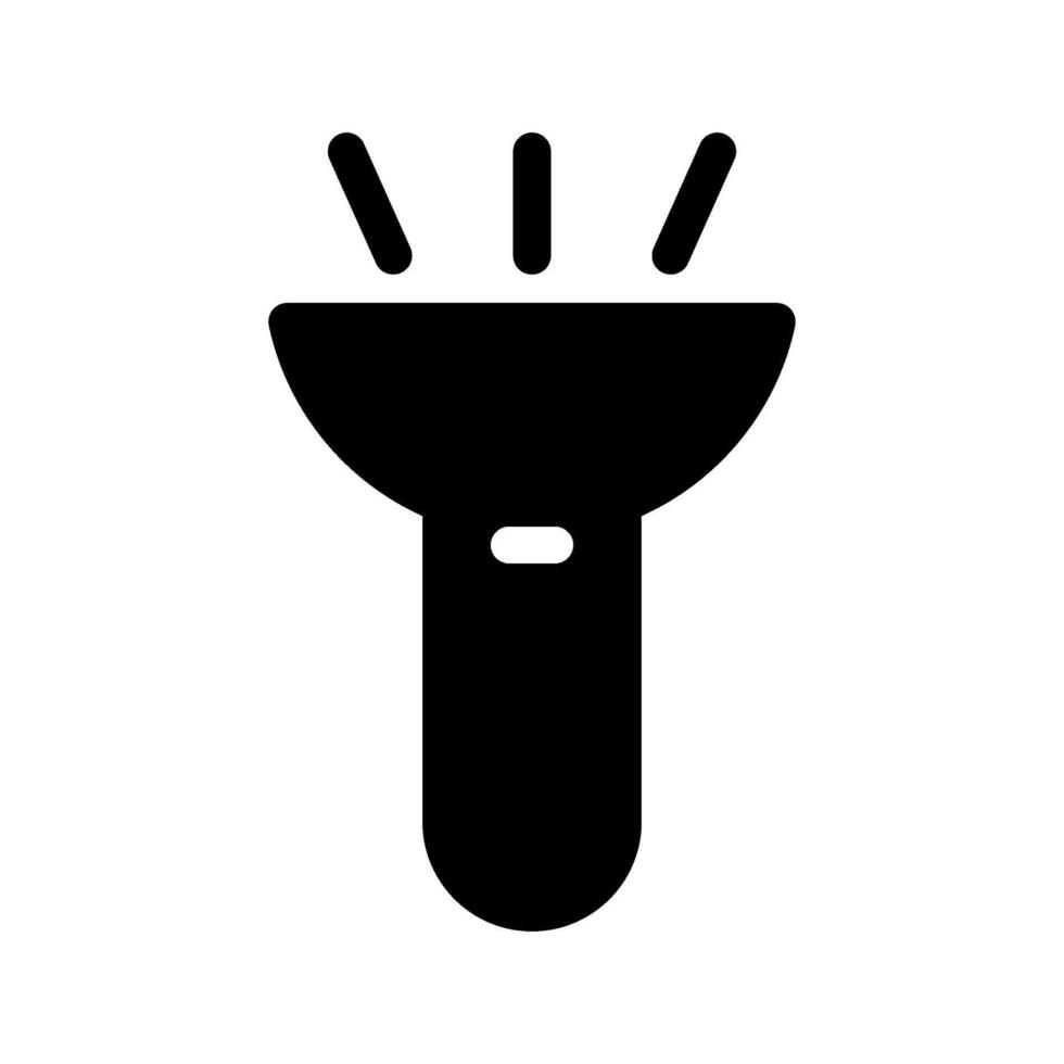 Flashlight Icon Symbol Design Illustration vector