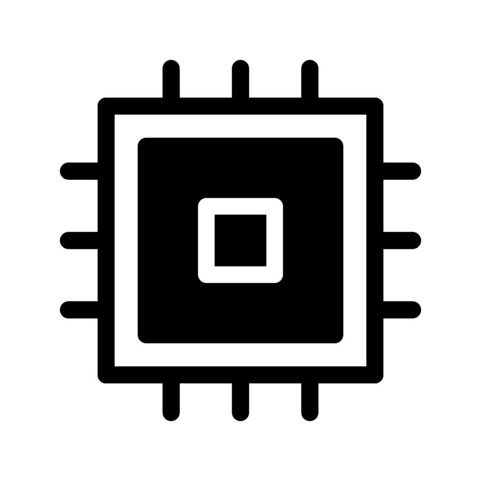 Processor Icon Symbol Design Illustration vector
