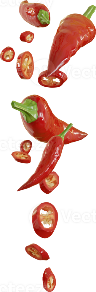 red chili slices png
