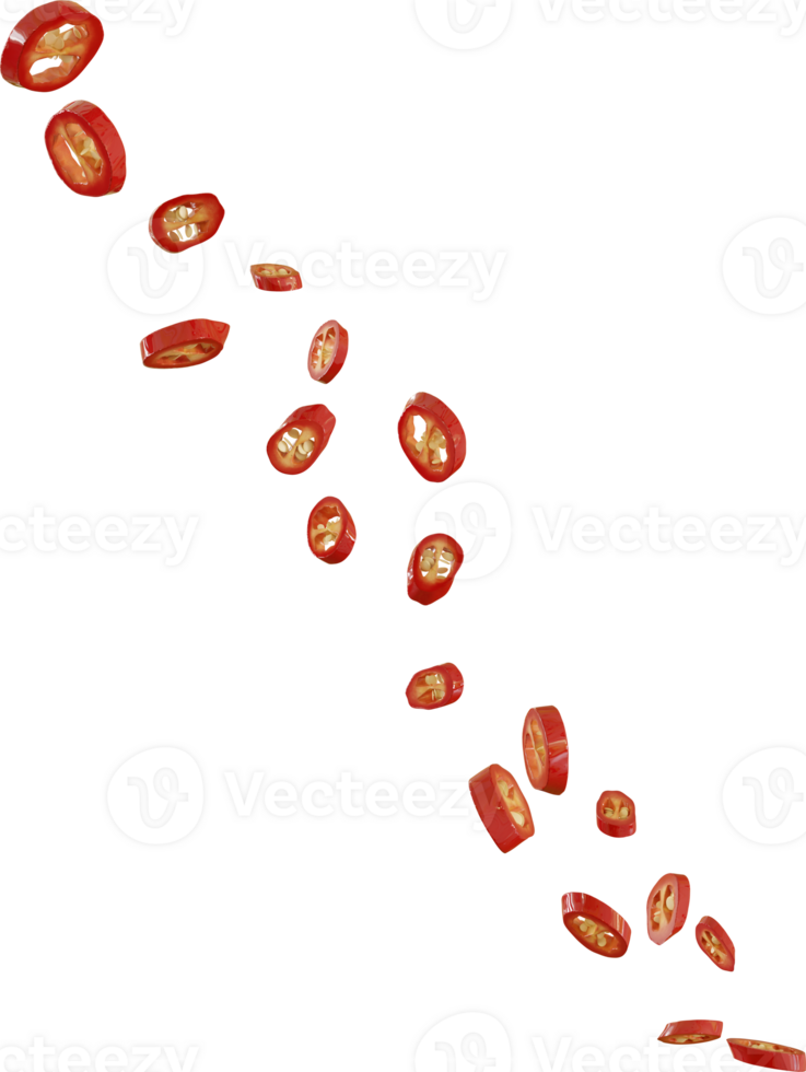 red chili slices png