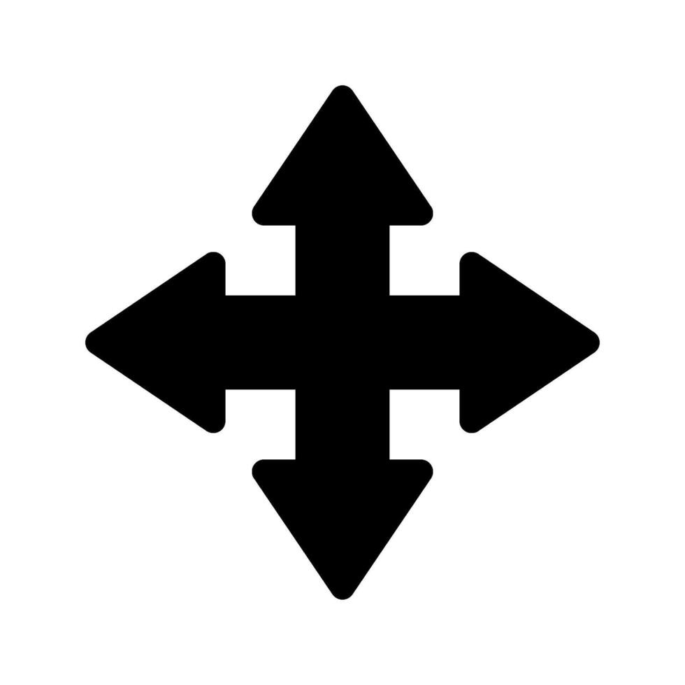 Move Icon Symbol Design Illustration vector