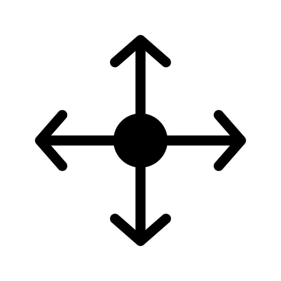 Move Icon Symbol Design Illustration vector