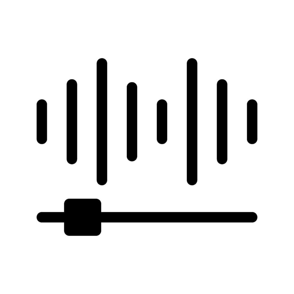 Sound Wave Icon Symbol Design Illustration vector