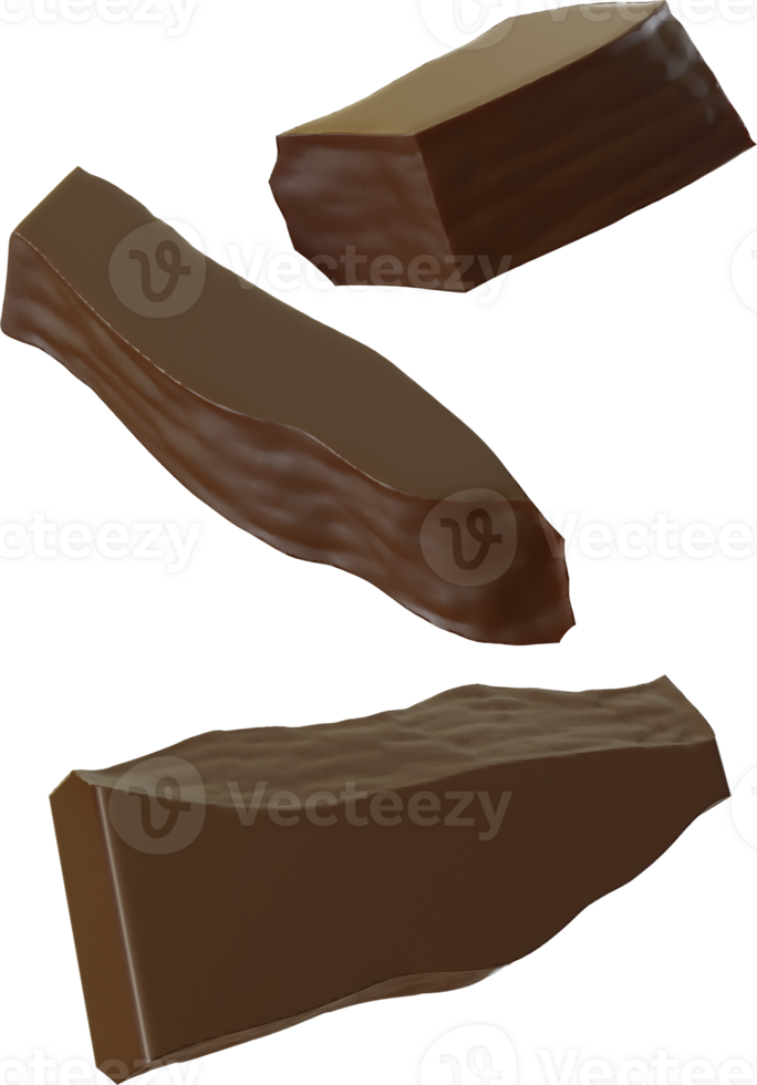 falling chocolate bar png